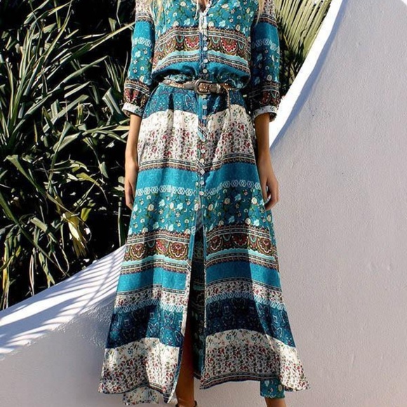 2021 Hot Pick -Boho Long Maxi Floral Dress - Picture 3 of 8